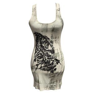 Julien Chambon Owl Sequin Racerback Tunic